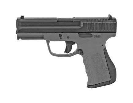 FMK 9C1 9mm Pistol, 4" Barrel, Fixed Sights, Urban Gray, Black - FMKG9C1G2P
