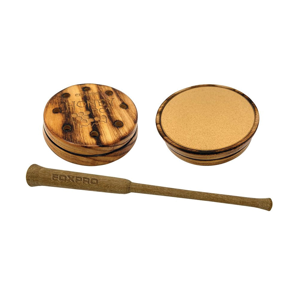 FoxPro Honey Pot Ceramic Turkey Hand Pot Call, Natural