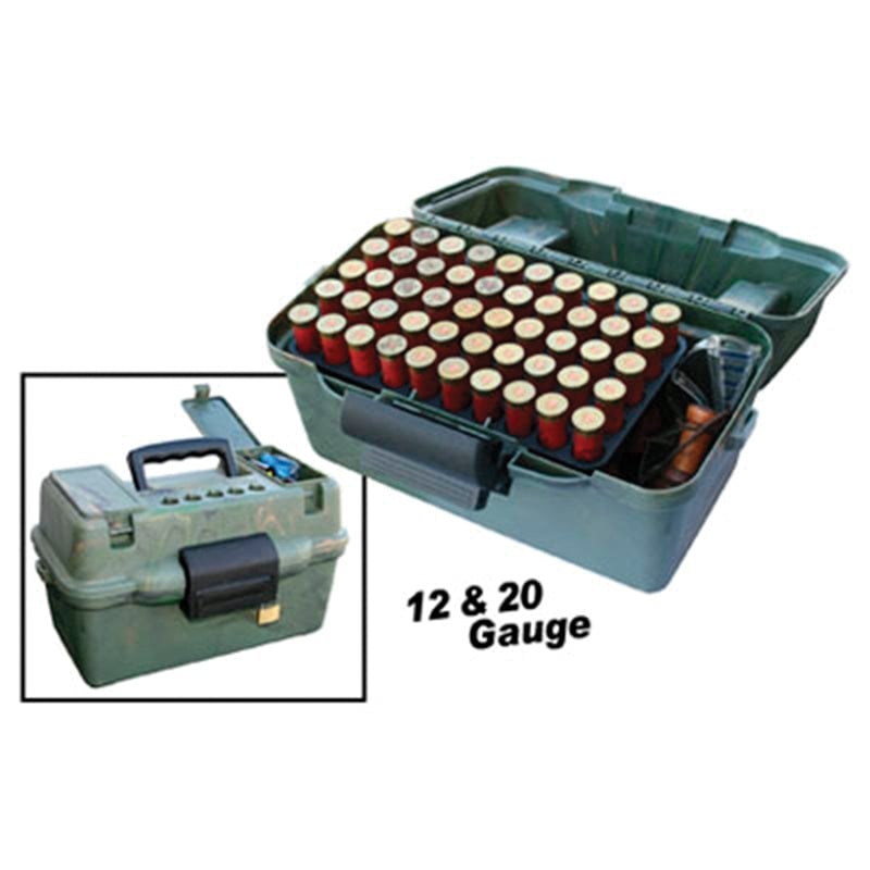 MTM Case Gard 12 Gauge/20 Gauge Deluxe Shotshell Case, 100rds Wild Camouflage