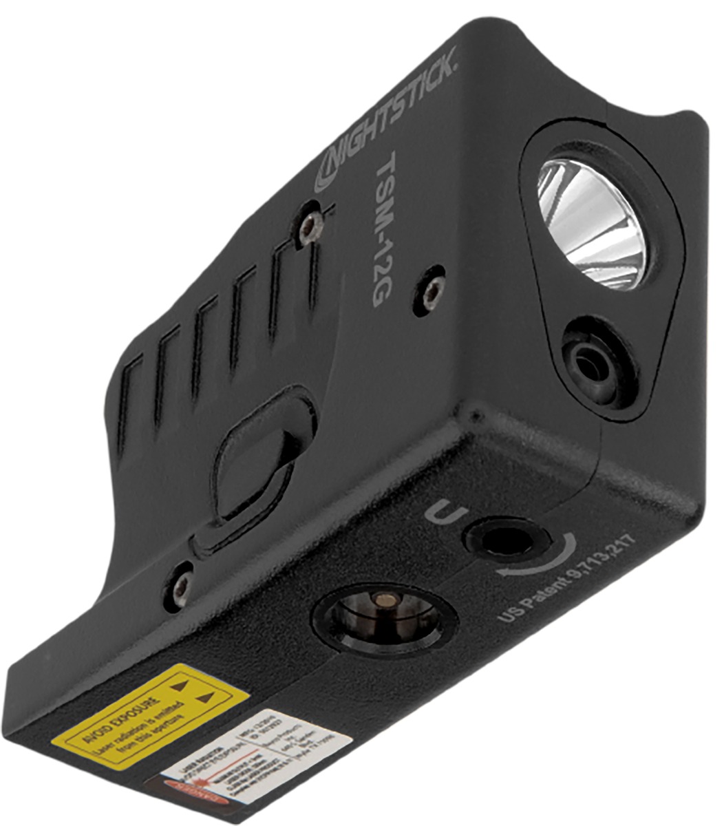 Nightstick Rechargeable Sub-Comp. Weapon Light w/ Green Laser, Fits SPRFLD Hellcat, OSP - TSM-16G