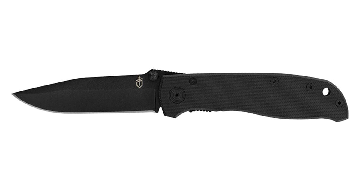 Gerber Air Ranger G-10 Drop Point Folding Knife, Black - 31-002950