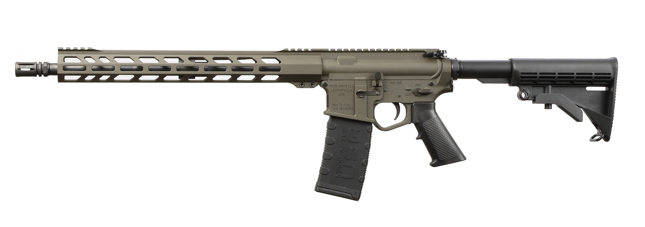 Wise Arms WA-15B 5.56mm ODG 16" AR Rifle