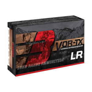 Barnes VOR-TX LR 7mm PRC 160gr LRX Boat Tail Polymer Tip Nickel-Plated Brass Case 20 Rounds MPN: 32245