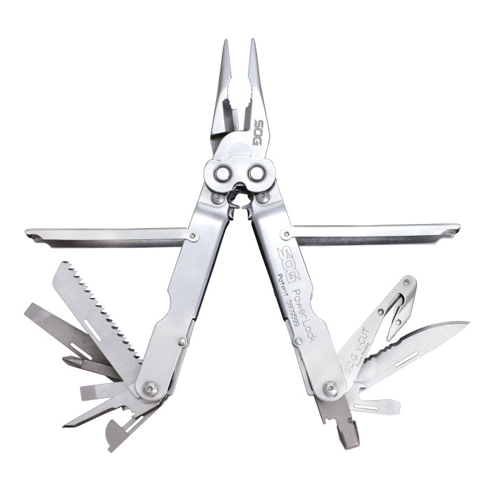 SOG Knives PowerLock Knife, Polished - SOGS62N-CP