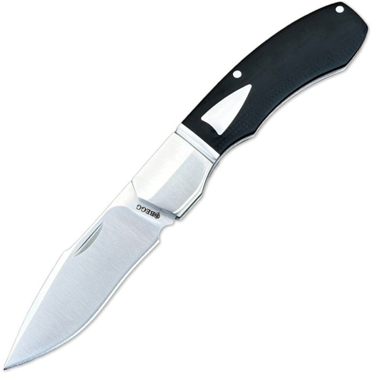 Begg Knives Steelcraft Slipjoint Recurve Knife, Black - BG038