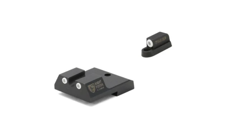 Perfect Dot NS Set w/White Front + U White Rear for CZ-USA P-07 P-09
