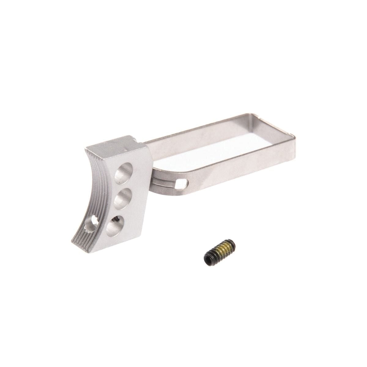 Wilson Combat 3-Hole Long Pad Competition Match Trigger Drop-In, Stainless Steel