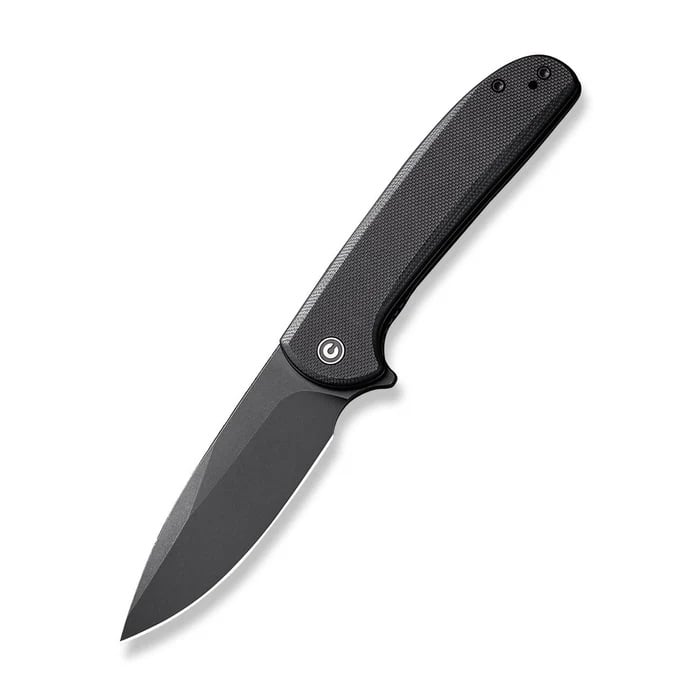 CIVIVI Primitrox Folding Drop Point Knife, Black - C23005A-2