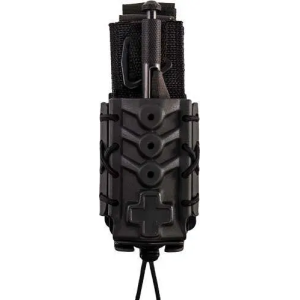 High Speed Gear 11TQK0BK Tourniquet TACO  2 Black Nylon Clip Mount