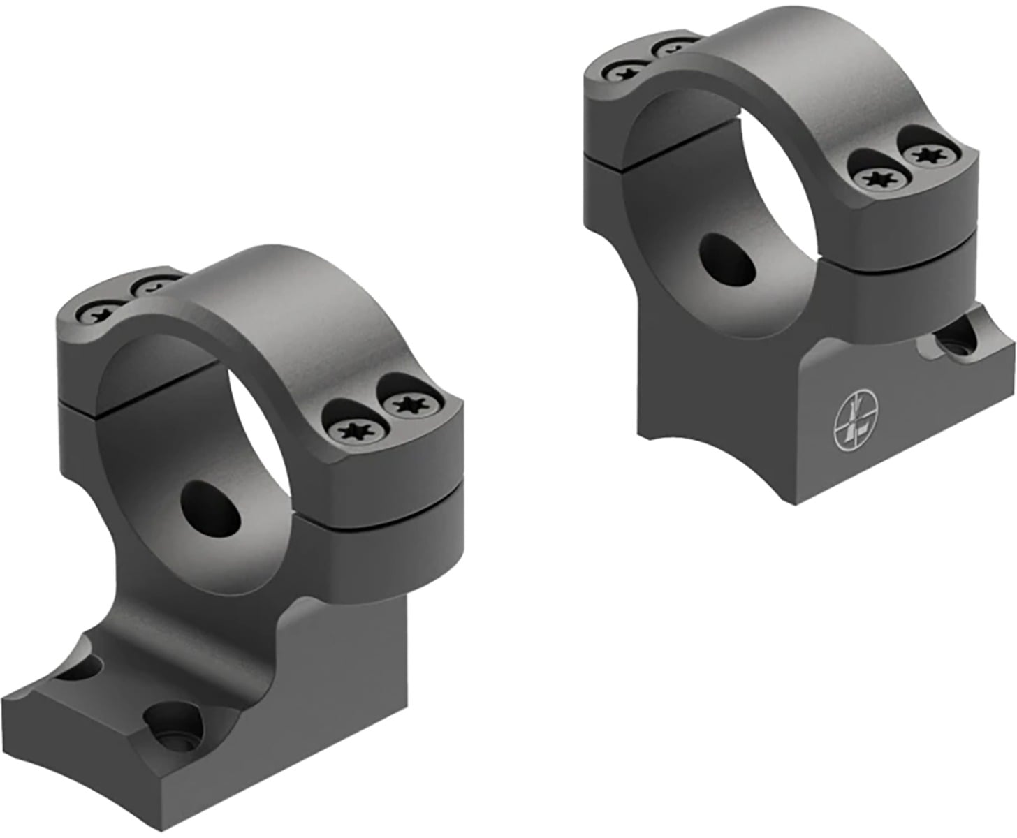 Leupold BackCountry Browning X-Bolt 1" Medium 7075 T6 Aluminum 2-Piece Scope Mount, Matte Black - 171108