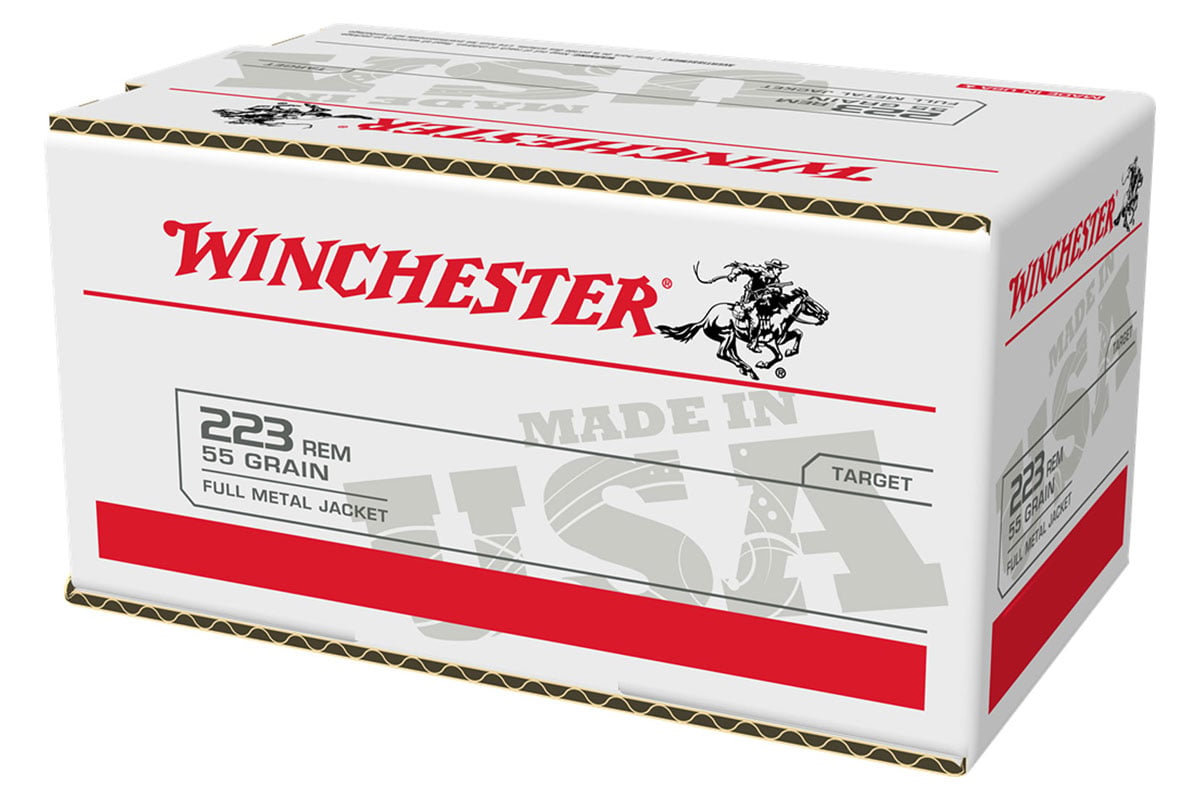 Winchester 55 gr FMJ .223 Remington 200 Round Value Pack - W223200