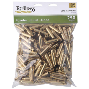 Top-Brass Top Brass Unprimed Remanufactured Rifle Brass .308 Win Grade A+ 250/ct