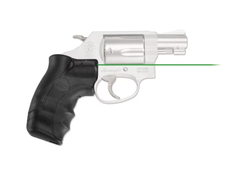 Lasergrips Laser Sight with Green Laser for S J-Frame Round Butt Revolvers