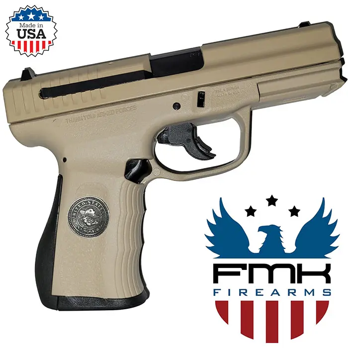 FMK 9C1G2-FAT 9mm 4-inch 14-Round Desert Sand