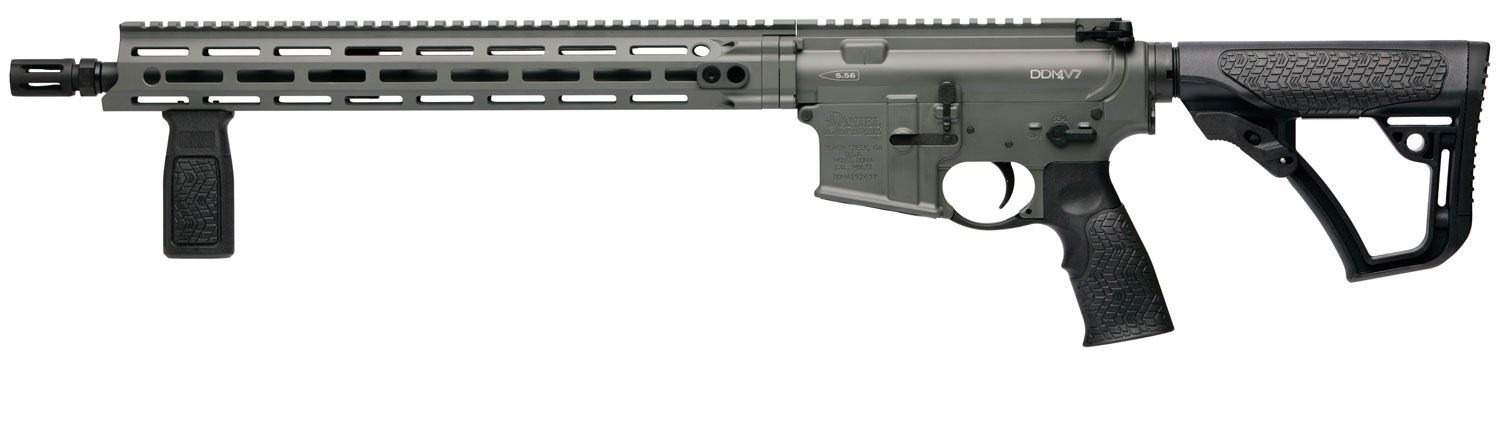 Daniel Defense DDM4 V7 16" 556 NATO, DEEP WOODS GREEN