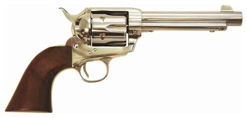 Cimarron Frontier 45LC Revolver - Stainless Walnut 5.5"