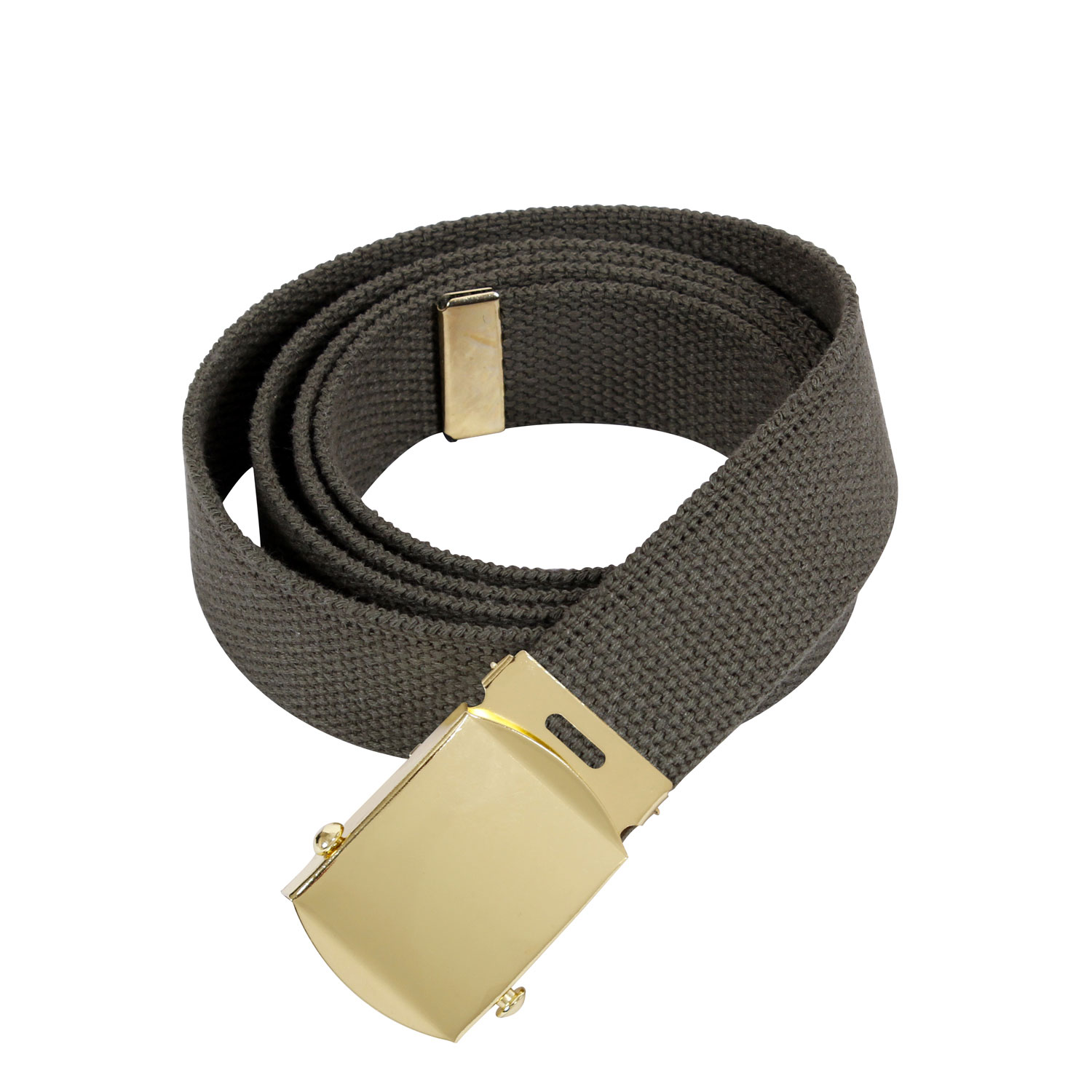 Rothco Web Belts - 44 Inches Long, Gold, Olive Drab