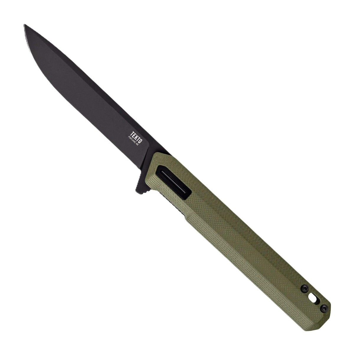 Tekto Knives F2 Bravo Folding Knife, OD Green