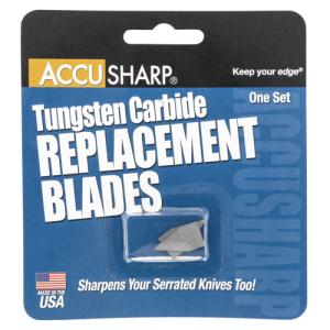 ACCUSHARP Replacement Sharpening Blades TungstenGry 2 Blades