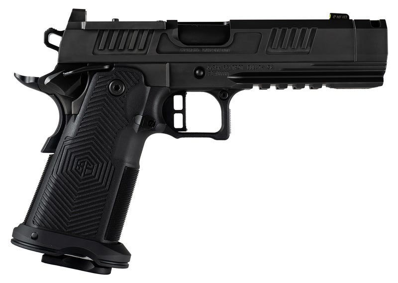 Alpha Foxtrot AF1911-Romulus MOS 9mm (2) 10rd  Mags, 4.25" Comp Bull Barrel DLC Black - AA39X1CIF-XDBK10