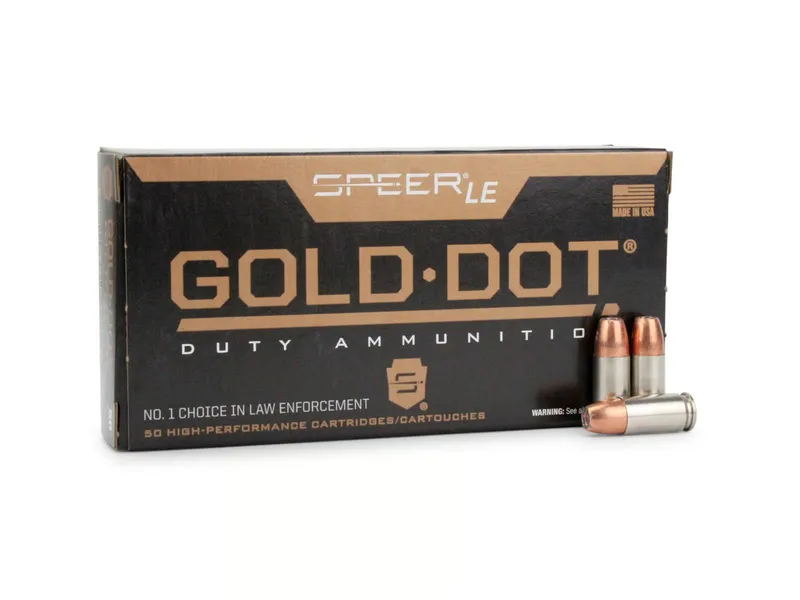 Speer Gold Dot 9mm 124 Gr +P JHP (Box)