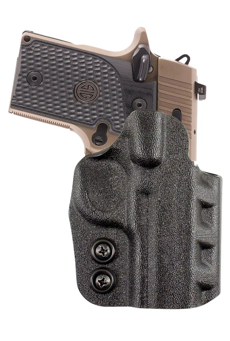 DeSantis Gunhide D94KA1RZ0 Cazzuto OWB Black Kydex Paddle Fits S M 9 Shield EZ Right Hand
