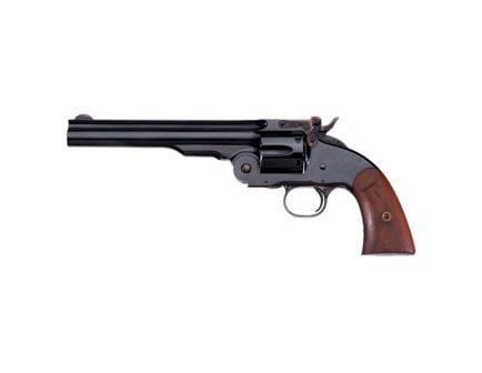 Taylors & Company 550639 Second Model Schofield 45 Colt (LC) Caliber with 7″ Barrel, 6rd Capacity Cylinder, Overall Blued Finish Steel & Walnut Grip - No Credit Card Fees - Low, flat rate shipping