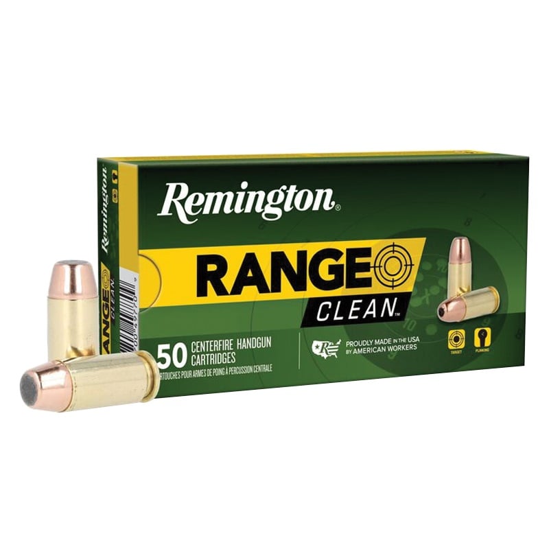 Remington Range Clean .40 S&W 180 gr Ammo FNEB - 50rds - 27685