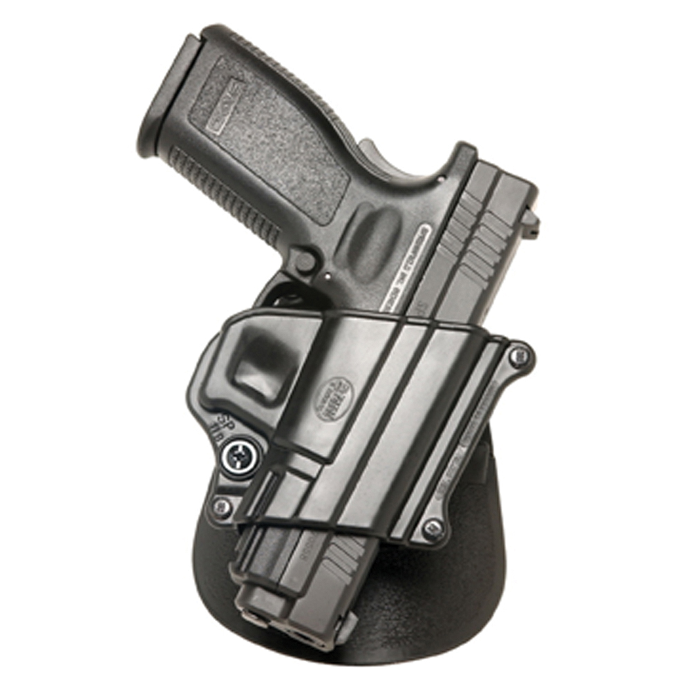 Fobus Compact Right Hand Springfield XD/XD(M) Holster, Smooth Black - SP11B