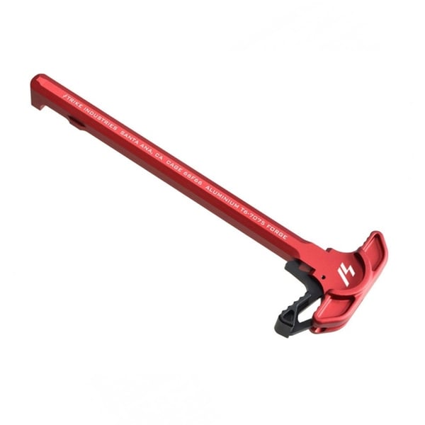 Strike Industries Charging Handle W/ Extended Latch, Red – SI-ARCH-EL-RED