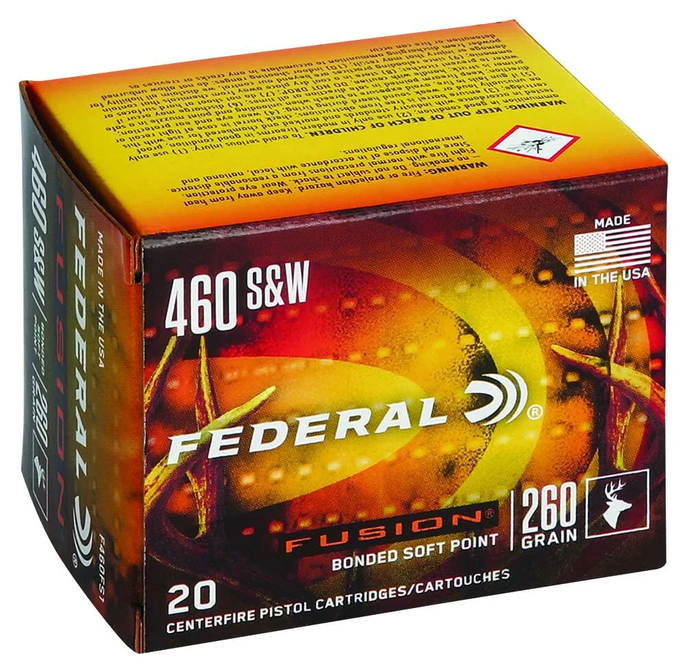 FEDERAL 460 S 260GR FUSION 20 RD/BX 10 BX/CS