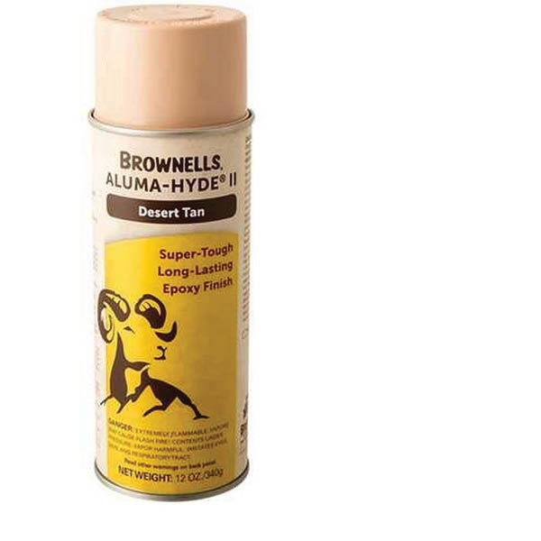 Brownells Aluma-Hyde II Epoxy Based Finish Spray, 12 oz Aerosol Desert Tan