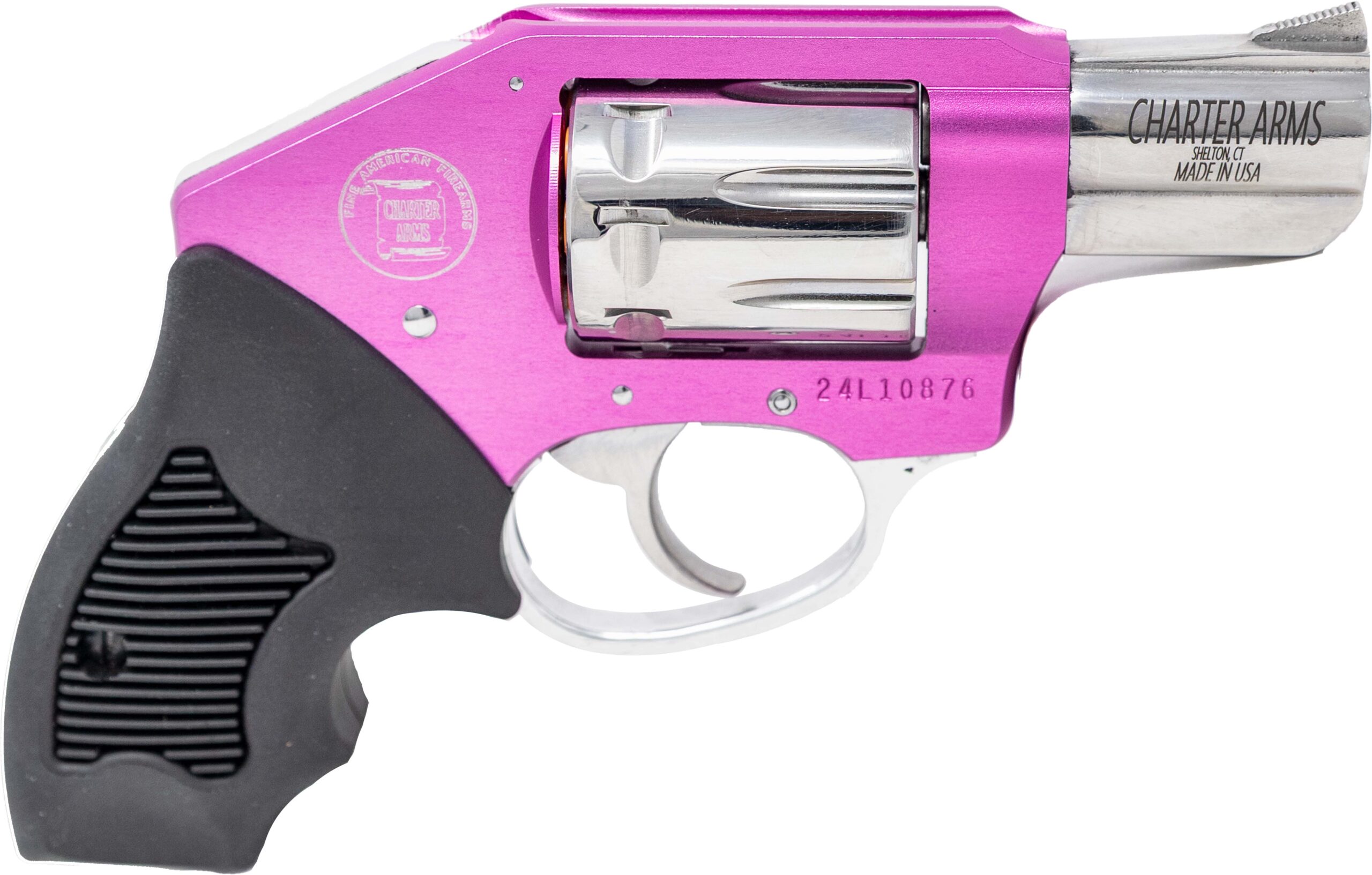 Charter Arms Pink .22LR Revolver - Double Action Only