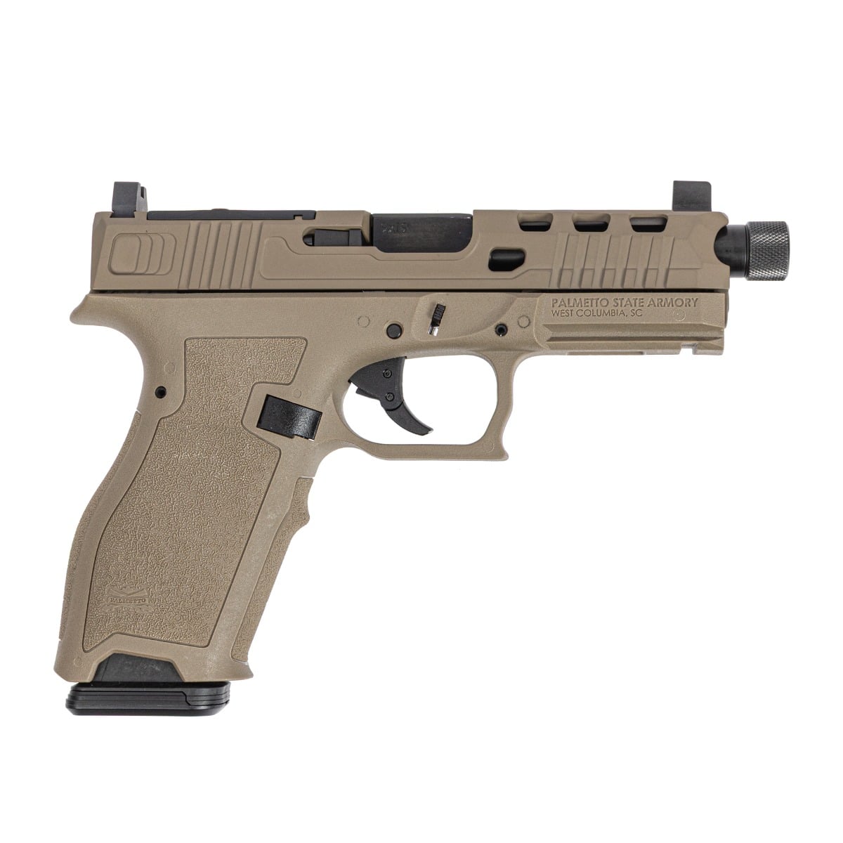 PSA Dagger Full Size - S 9mm Pistol With SWRV2 RMR Slide & Threaded Barrel, Flat Dark Earth
