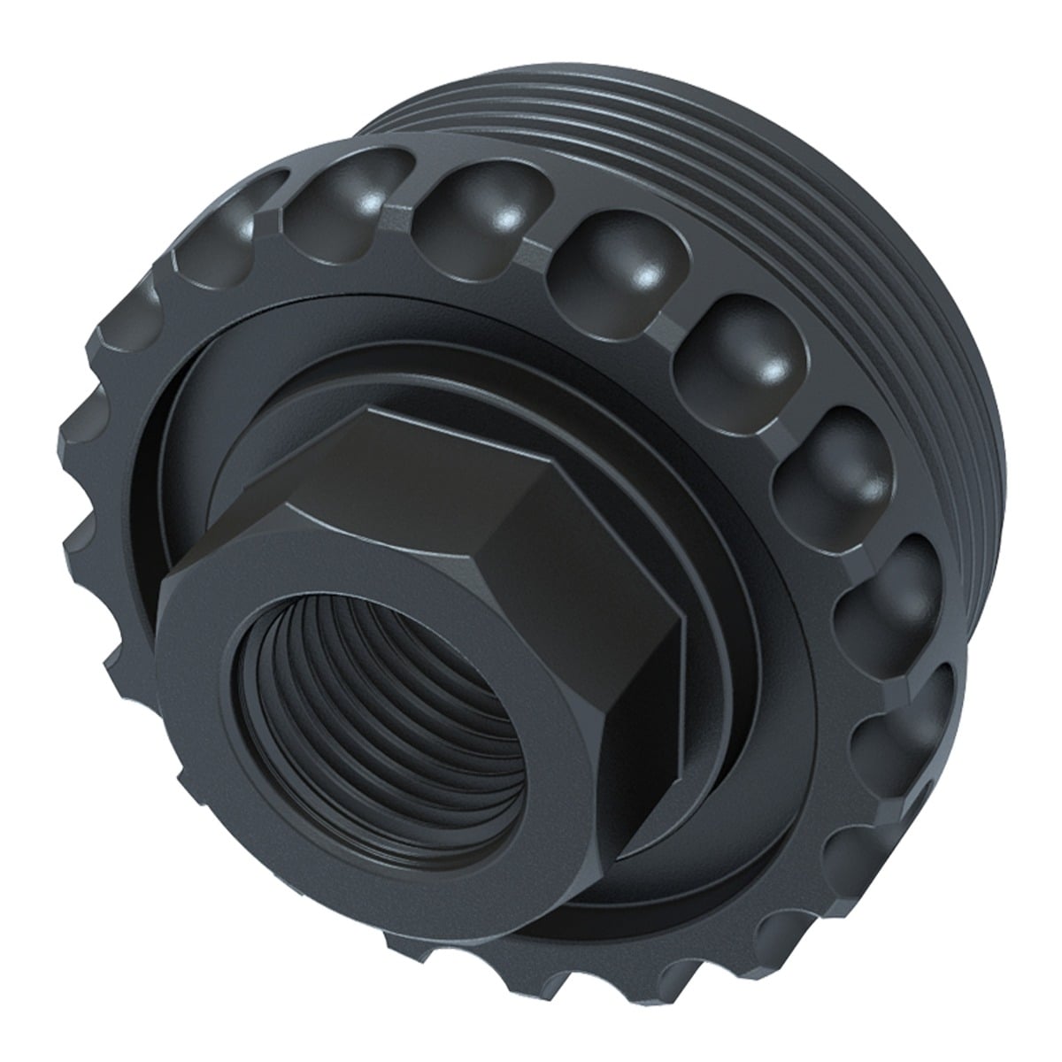 Lantac ADC Direct Thread 1/2-28 Titanium Hub 1.375x24