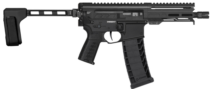 CMMG Dissent MK4 9mm AR Pistol 6.5" Armor Black