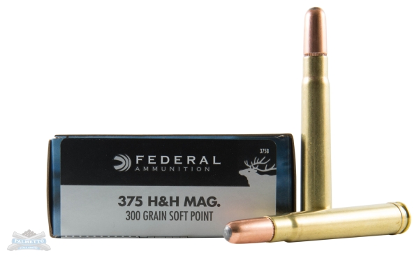 Federal 375 H&H Magnum 300gr SP Power-Shok Ammunition 20rds - 375B