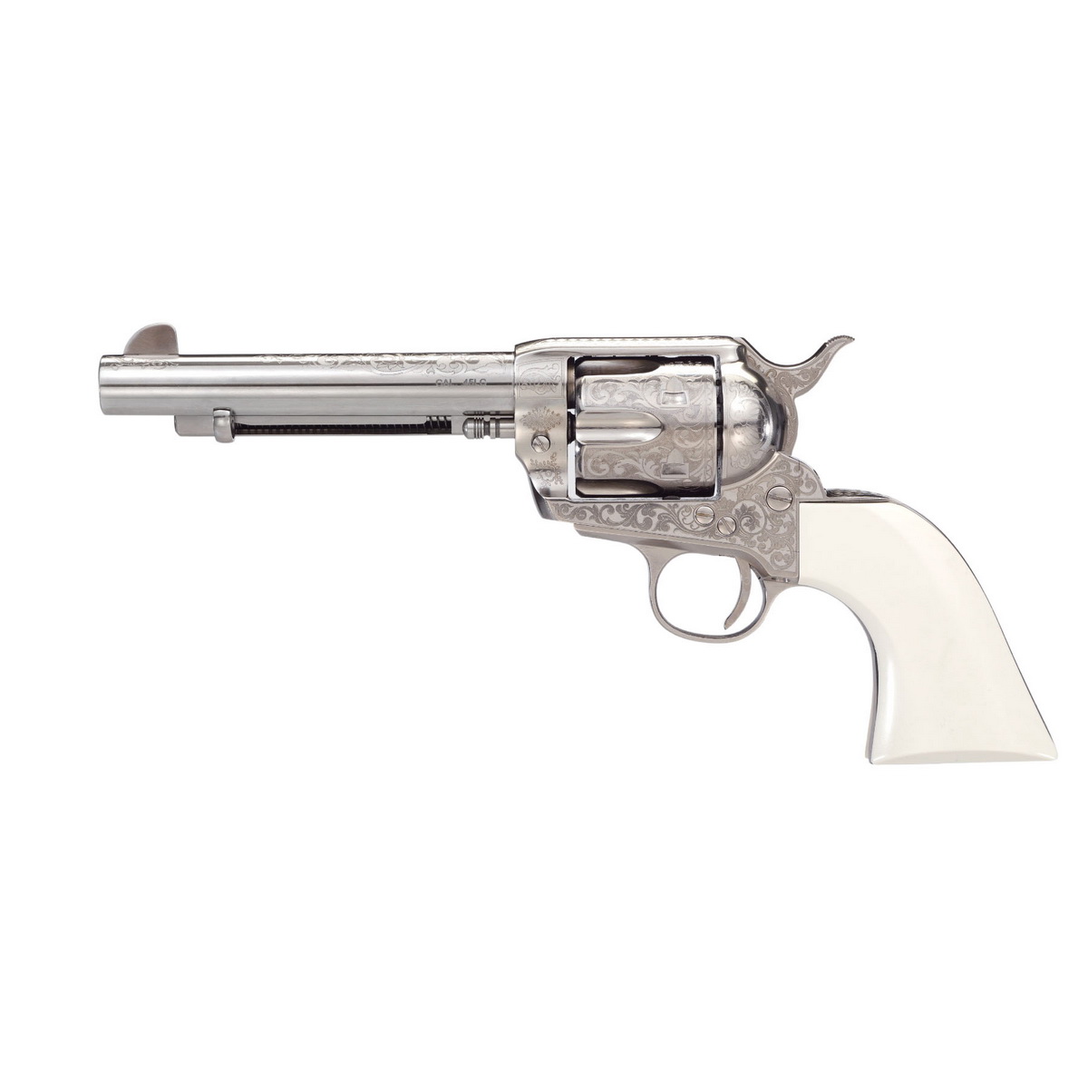 Taylors and Company 1873 Outlaw Legacy .45 Long Colt Revolver 5.50" 6rds, Nickel