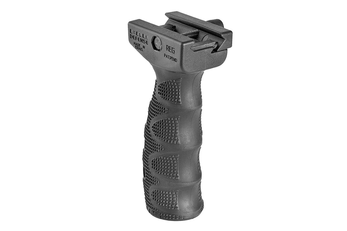 FAB Defense Rubberized Ergonomic Vertical Foregrip, Black - REG-B