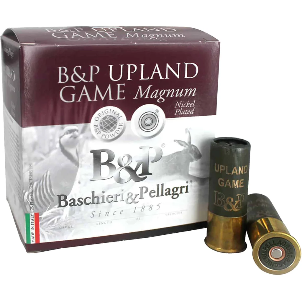 B Upland Game Shotgun Loads 12 ga. 2.75 in. 1 1/4 oz. 1400 FPS 6 Shot 25 rd.