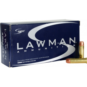 Cci Speer 53750 Lawman 38 Special Total Metal Jacket 158 GR - 50rd Box