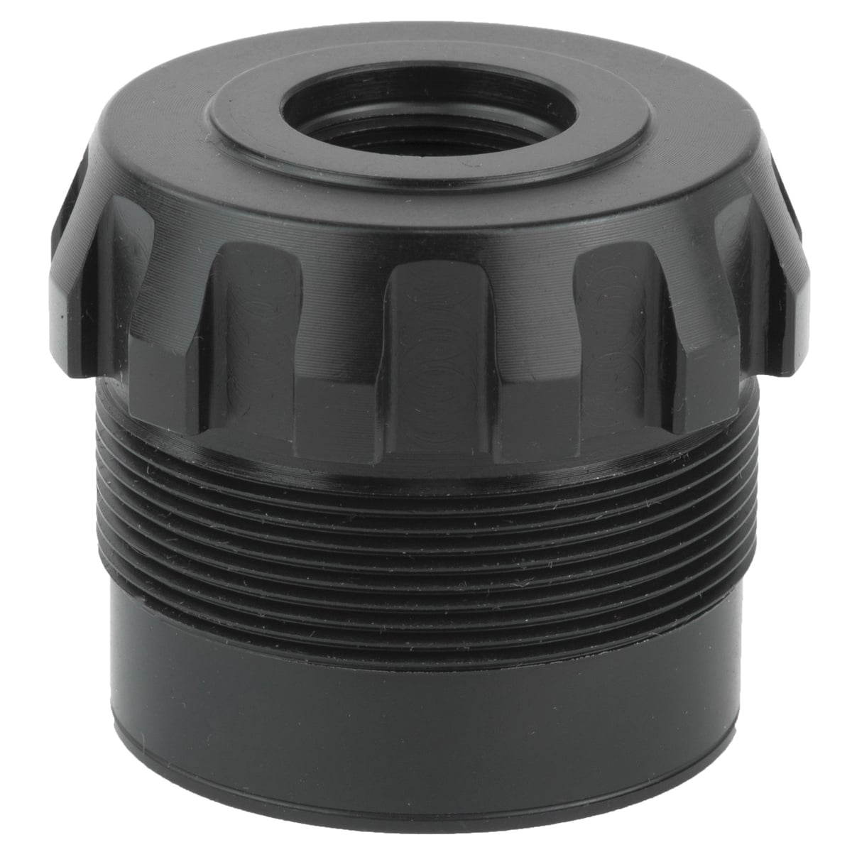 Dead Air P-Series Fixed Mount 1/2-36 Fits Ghost 45, Black - Reliable Attachment - DA411