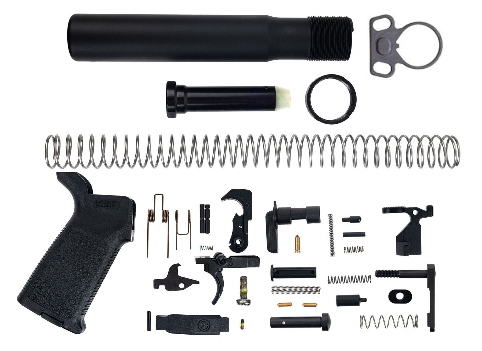 Palmetto State Armory MOE Pistol Lower Build Kit, Black