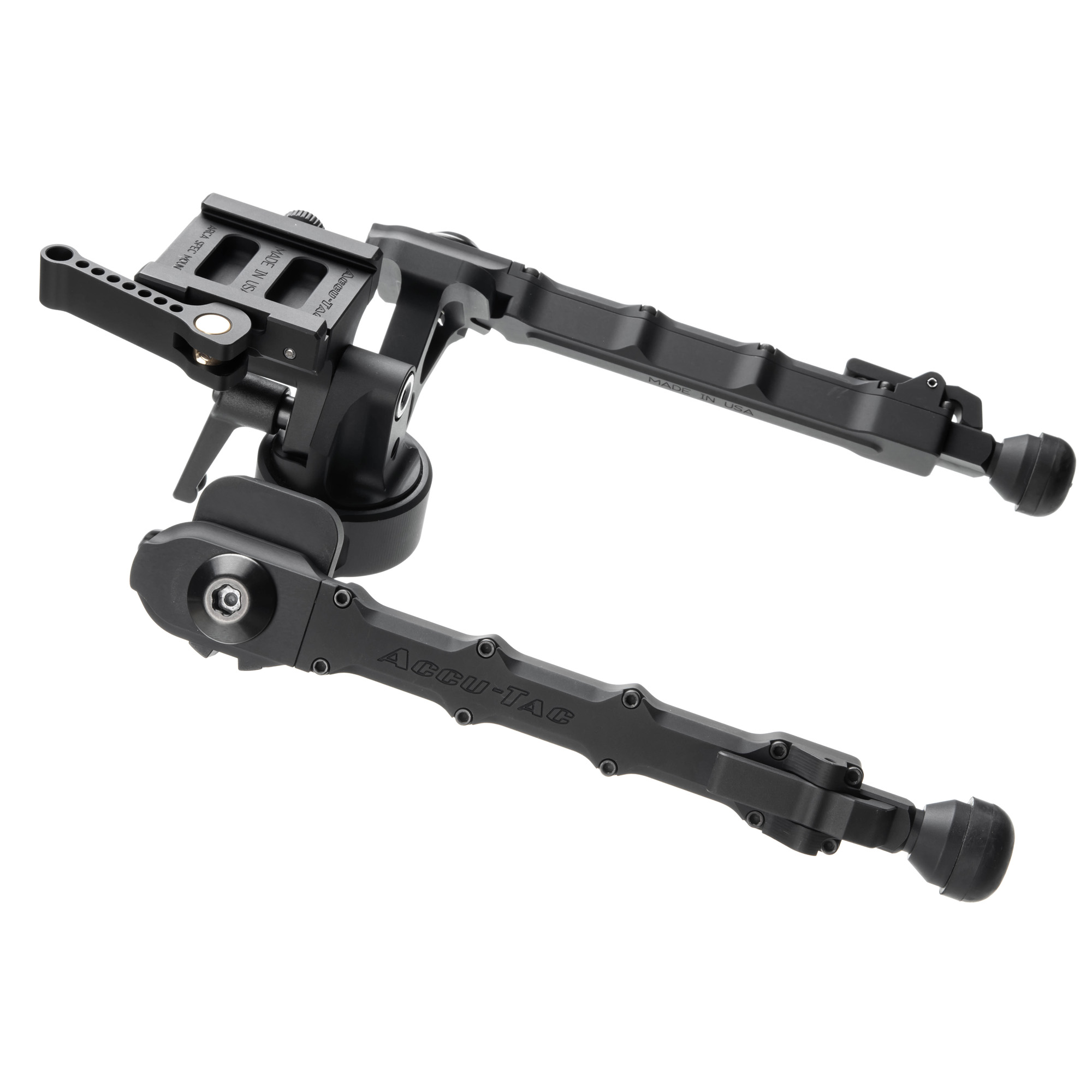 Accu-Tac FC-5 G2, Bipod, Black, F Class Bipod - FCASQDG205