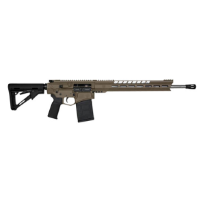 DIAMONDBACK FIREARMS DB10 308 Win 18" 20rd Semi-Auto AR10 Rifle - M-LOK - Black Gold / FDE