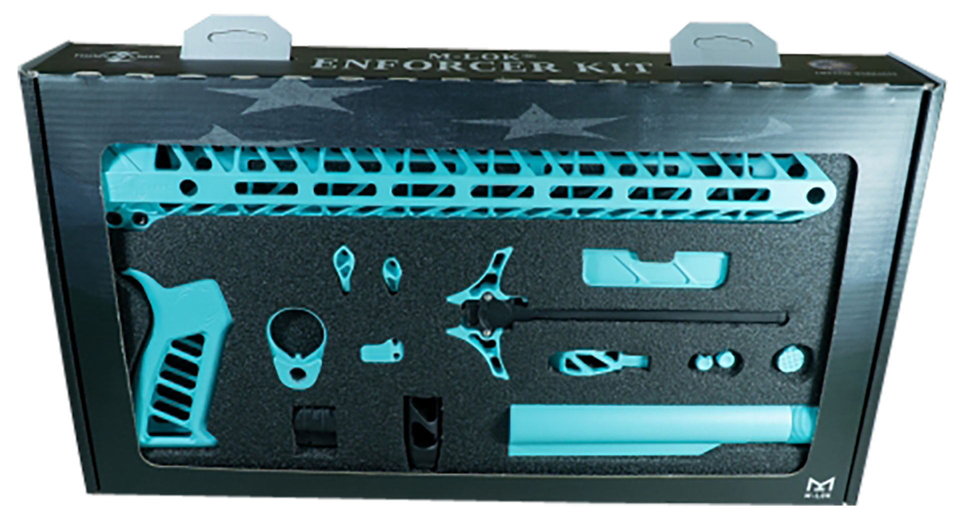 Timber Creek Outdoors TCO Enforcer Complete Build Kit for AR-15, Robin's Egg Blue - TCO EK RE