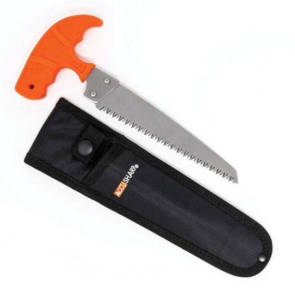 AccuSharp Fixed Knife Cross-Cut Saw Teeth Blaze Orange - Durable Sharpener with High-Visibility - 730C