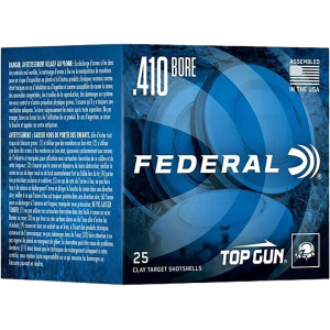 Federal Top Gun Sporting 410 Ammo 2-1/2" #9 Lead Shot 1/2 oz Box of 25