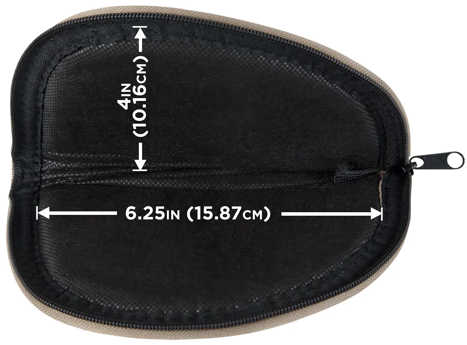 Allen 728 Pistol Case 8" Long Green Earth Tone Holds Handgun Endura