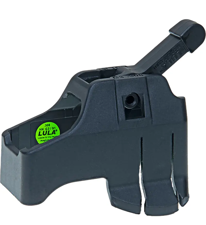 Maglula LU25B LULA Loader Unloader Made of Polymer with Black Finish for 308 Win, 7.62x51mm NATO HK 91, G3